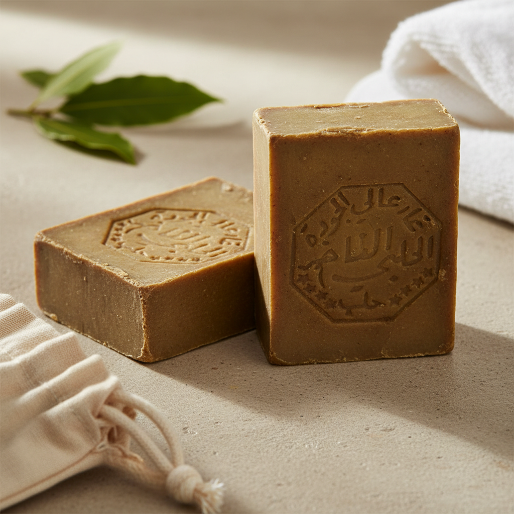 Aleppo Sabunu 2'li Paket Pamuklu Keseyle