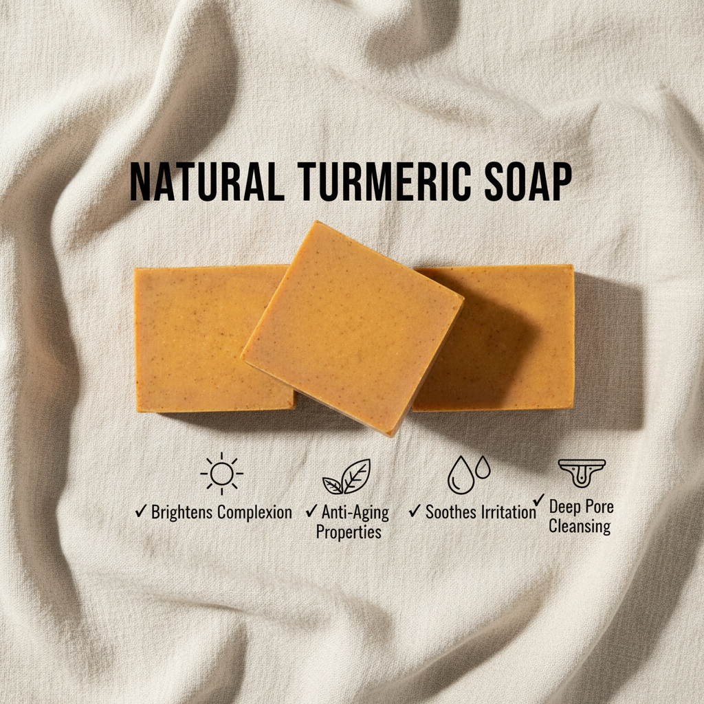 Turmeric Soap - Benefit Icons